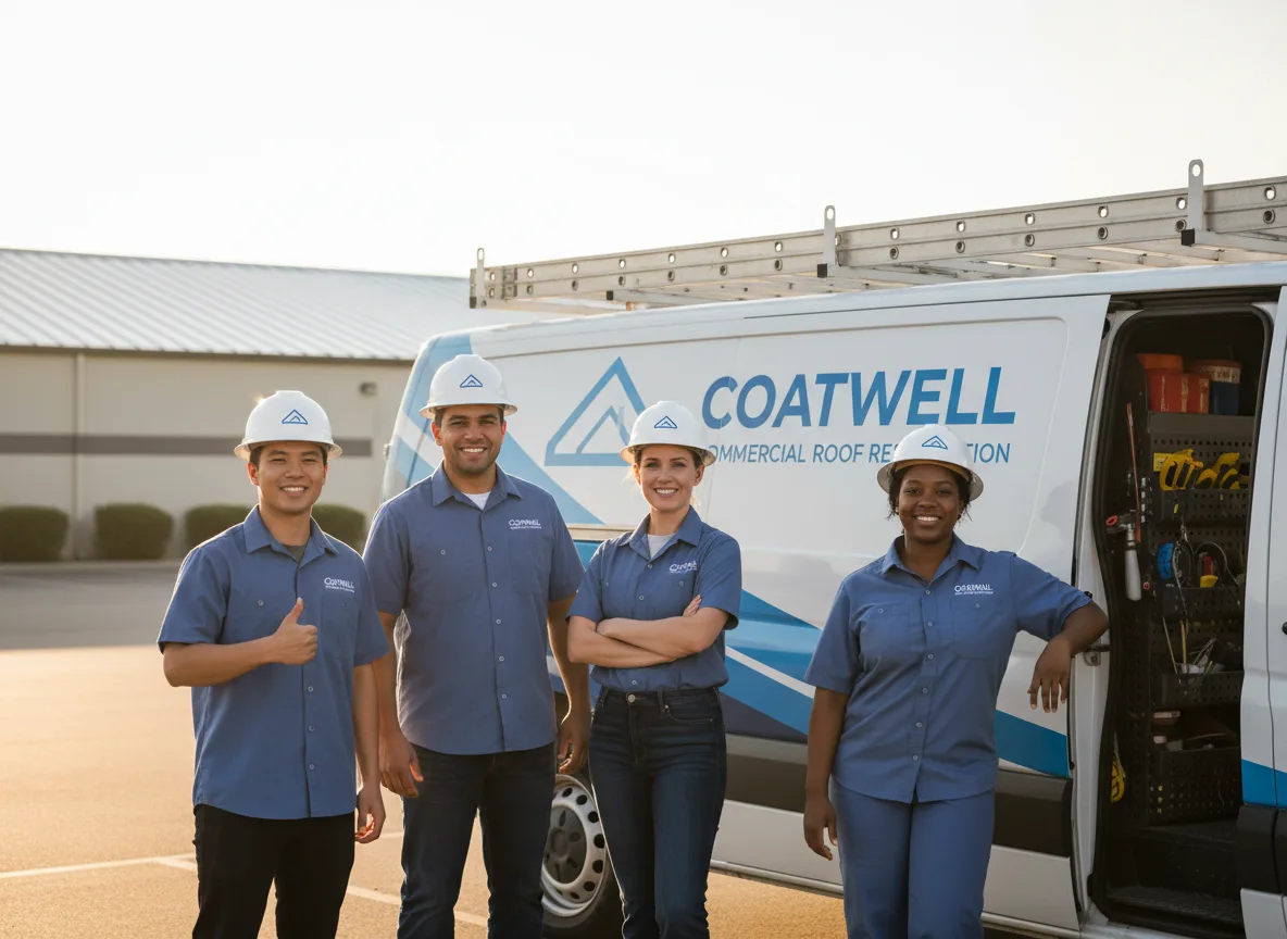 Commercial roof coating company in Marcus, IA